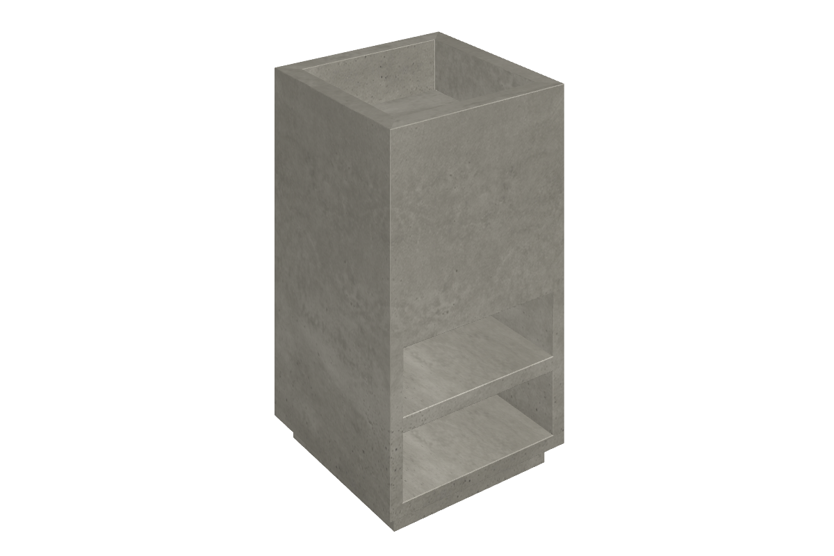 Cube Washbasin Shelf 50