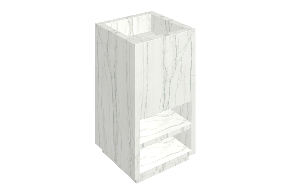 Cube Washbasin Shelf 50