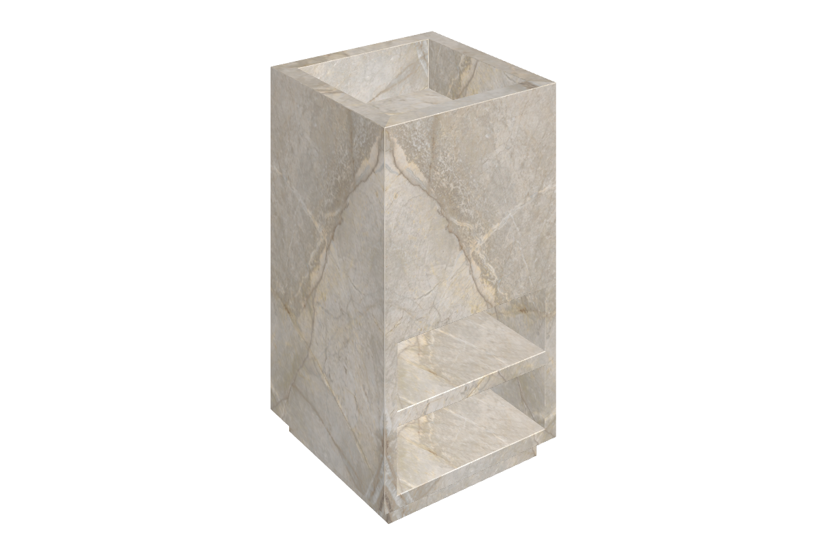 Cube Washbasin Shelf 50