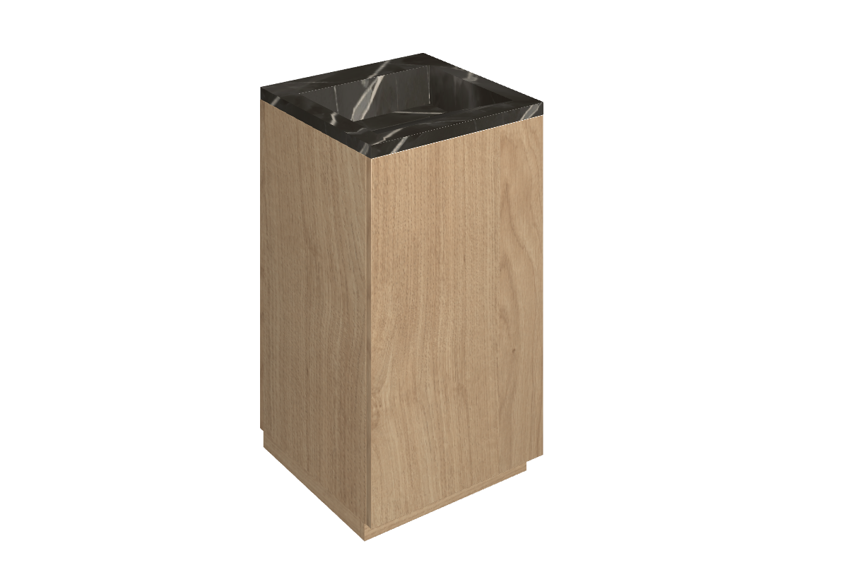 Cube Air Washbasin 50 Wood