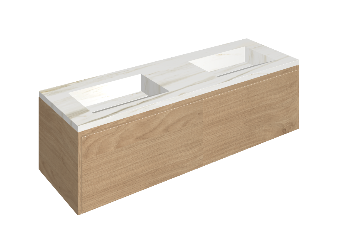 Fly Air Washbasin Duo 150 Wood